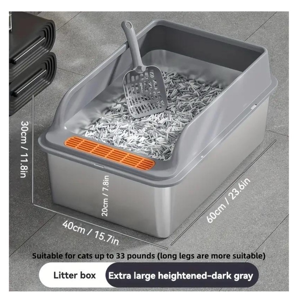 Extra Large Stainless Steel Cat Litter Box Brand New